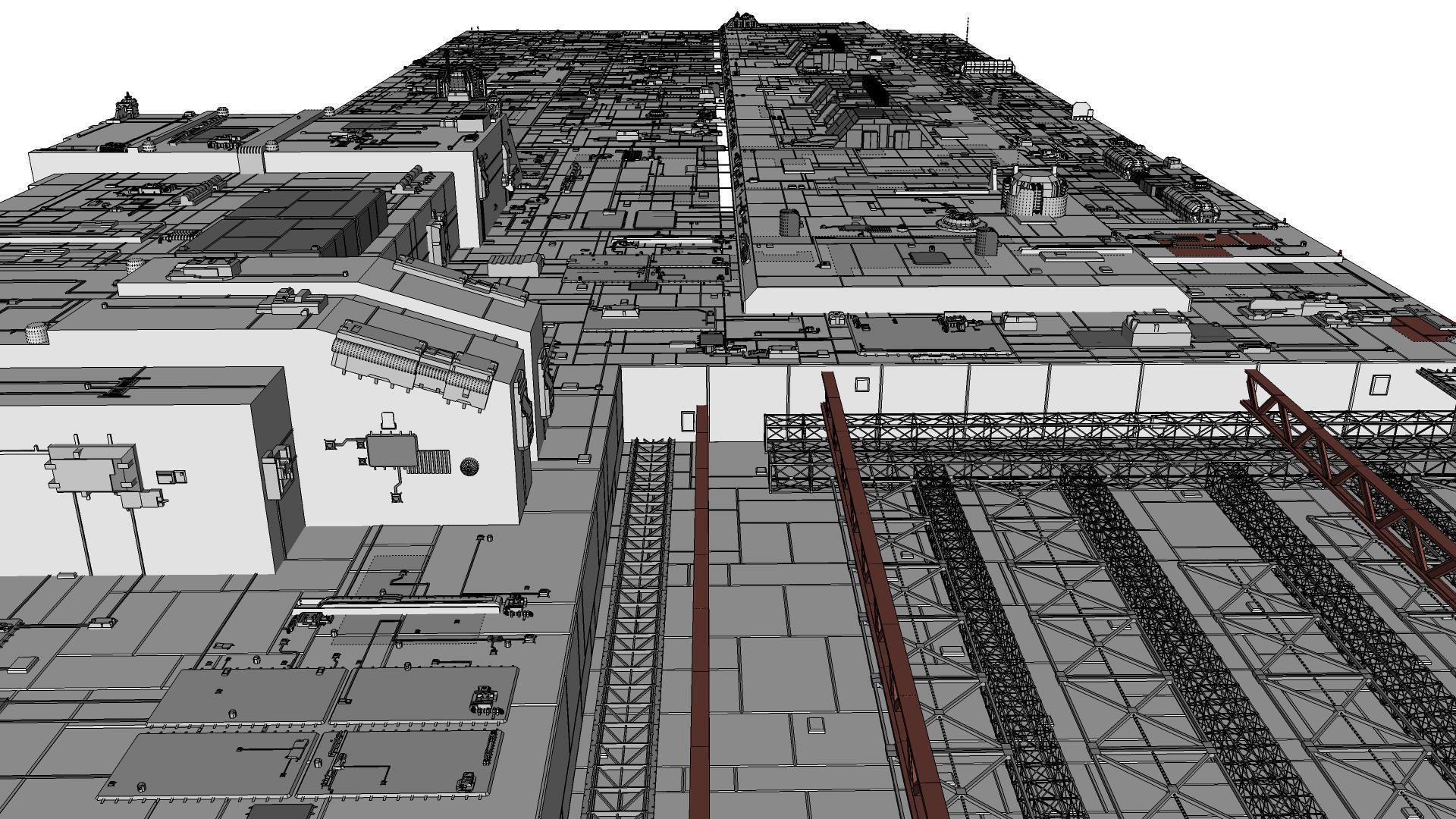 Sci-Fi architecture Elements collection 10 3D model_47