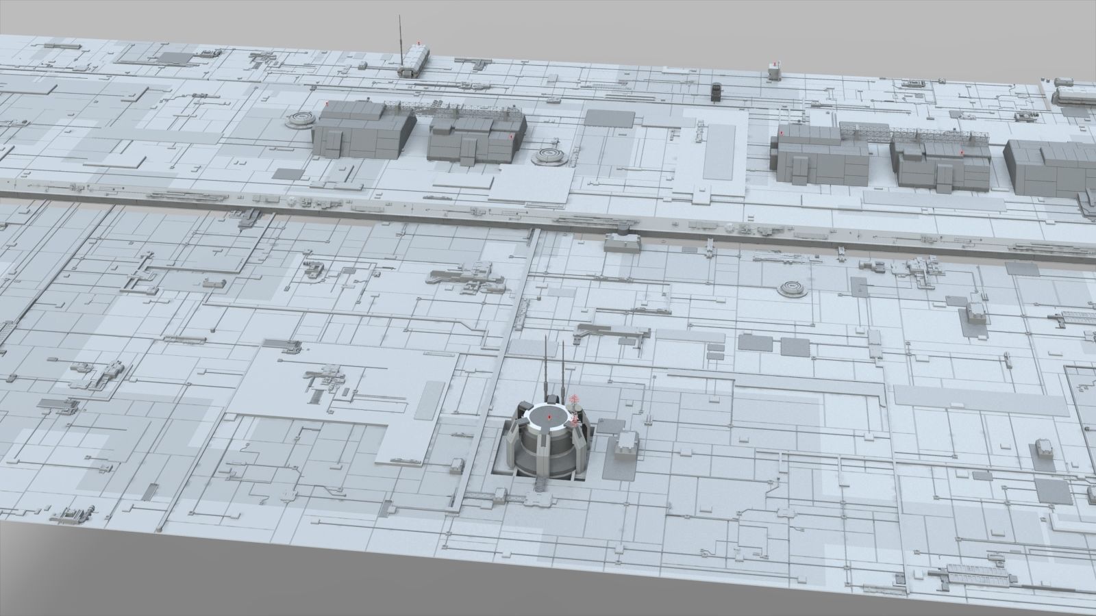 Sci-Fi architecture Elements collection 10 3D model_17