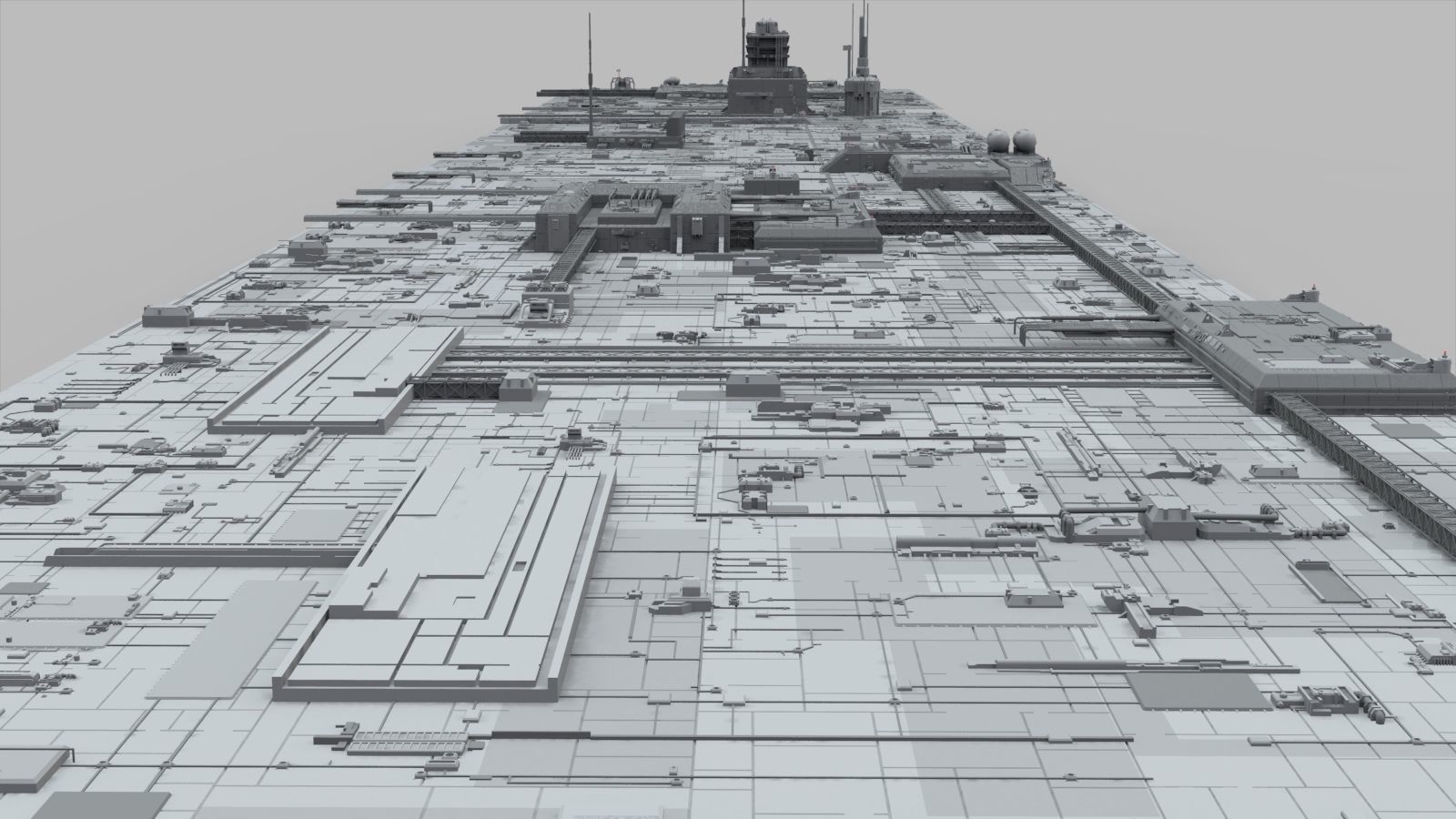 Sci-Fi architecture Elements collection 10 3D model_10