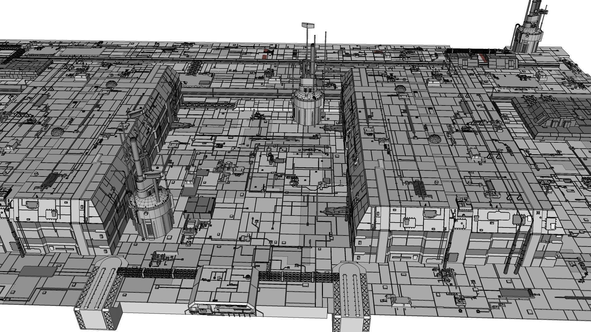 Sci-Fi architecture Elements collection 10 3D model_52