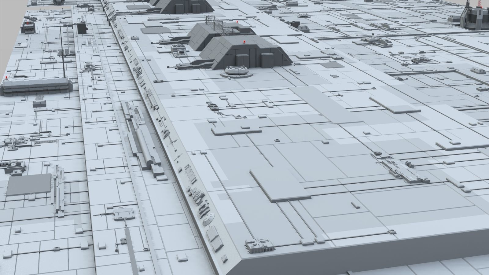 Sci-Fi architecture Elements collection 10 3D model_19