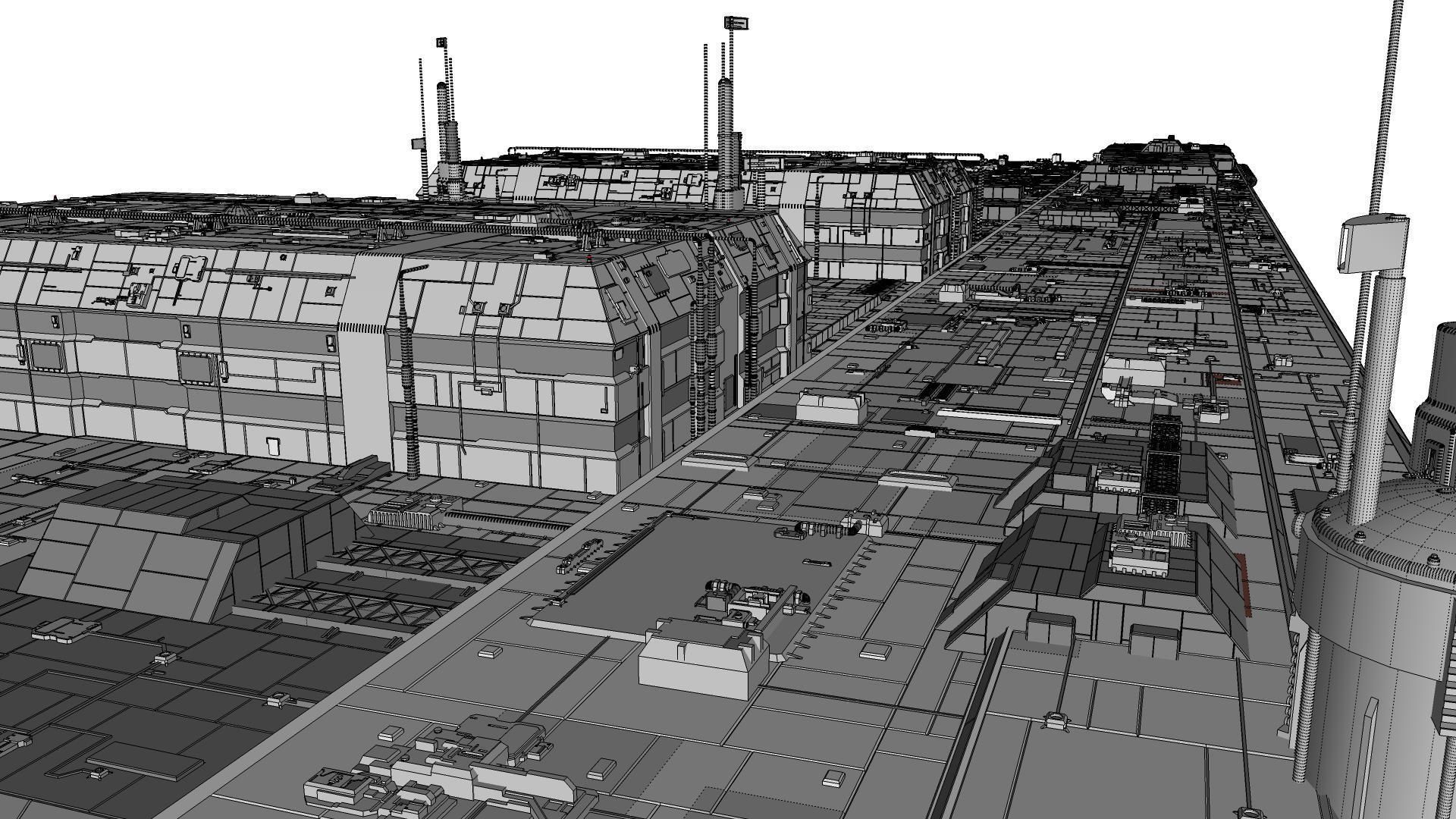 Sci-Fi architecture Elements collection 10 3D model_56