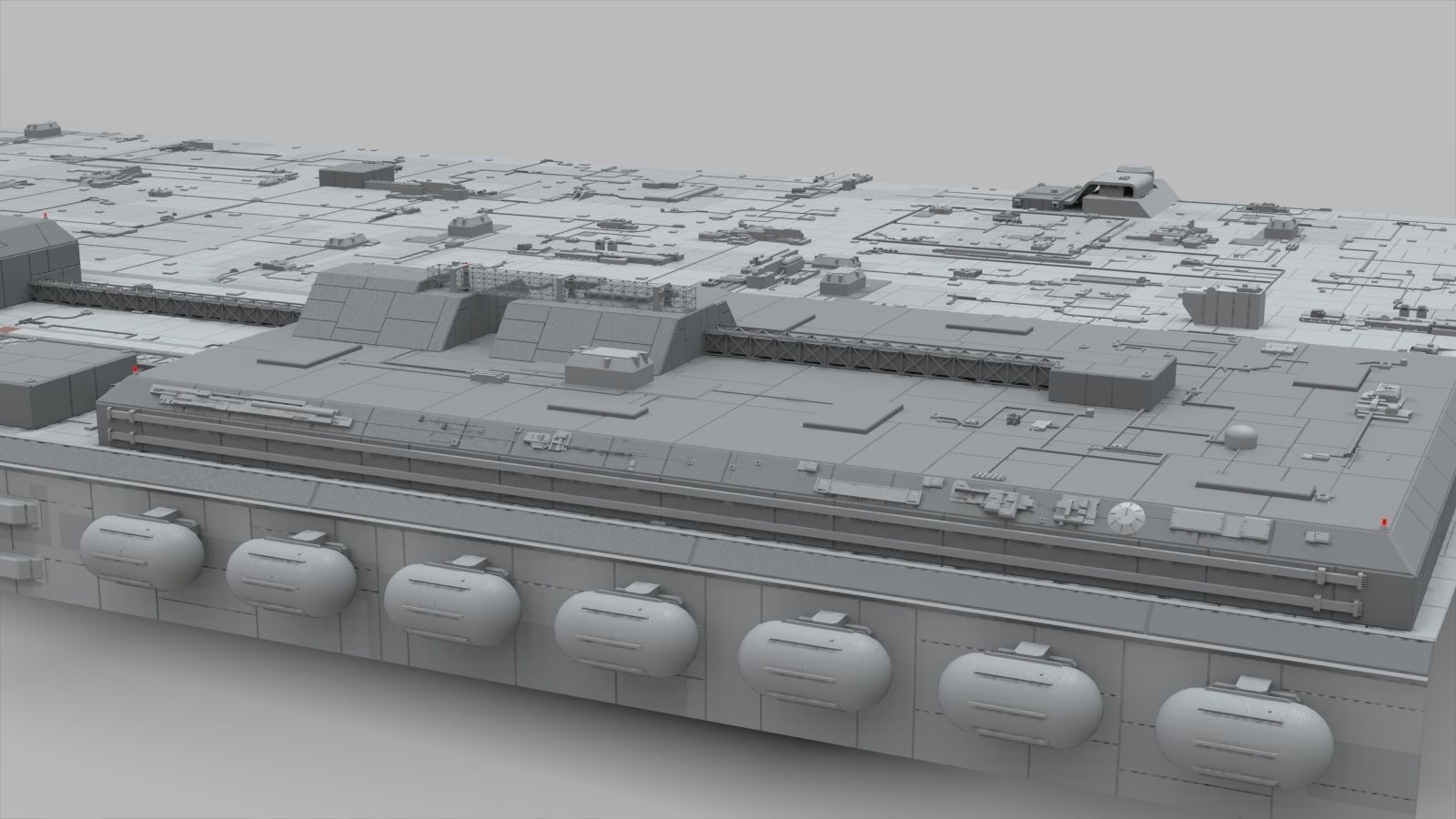 Sci-Fi architecture Elements collection 10 3D model_40