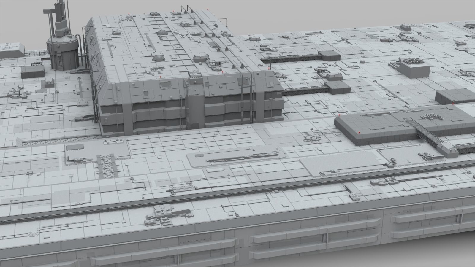 Sci-Fi architecture Elements collection 10 3D model_37