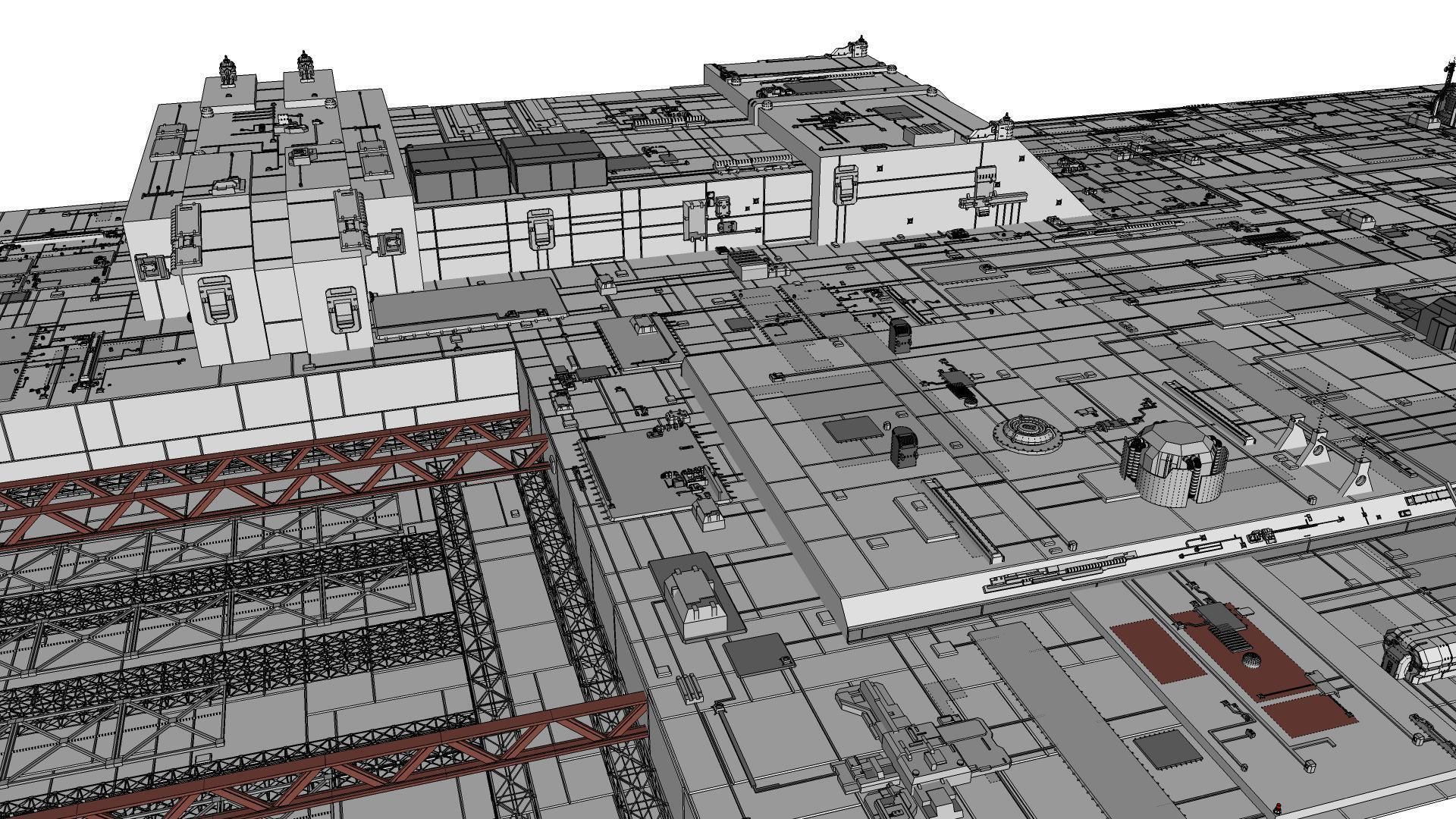Sci-Fi architecture Elements collection 10 3D model_48