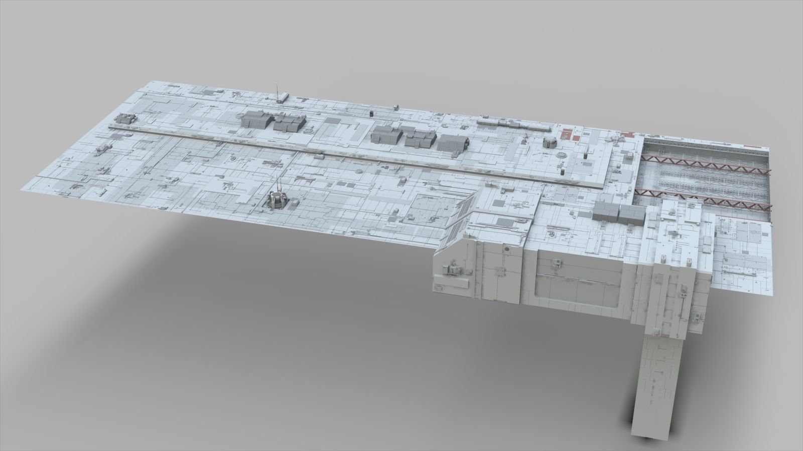 Sci-Fi architecture Elements collection 10 3D model_14