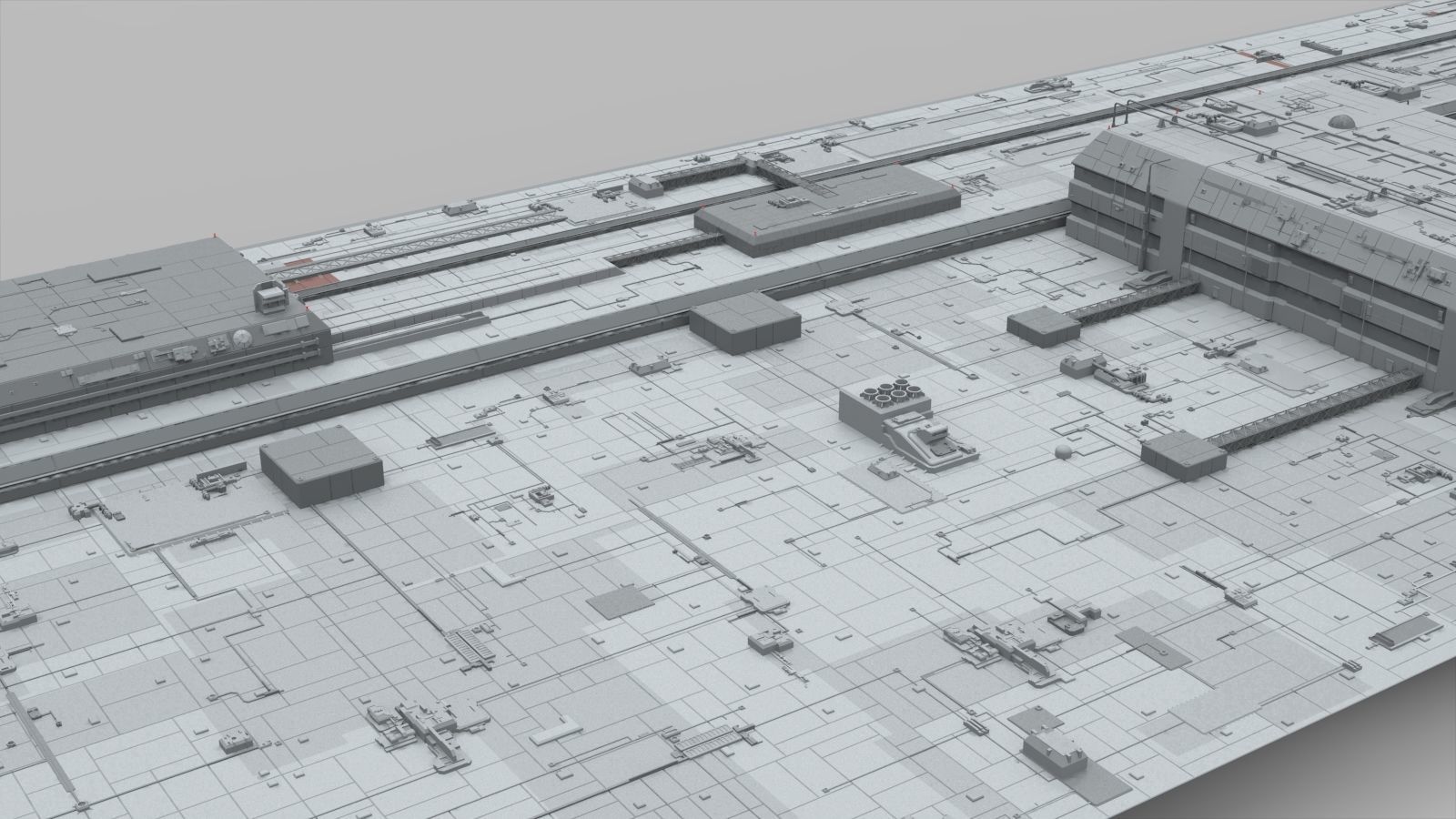 Sci-Fi architecture Elements collection 10 3D model_29