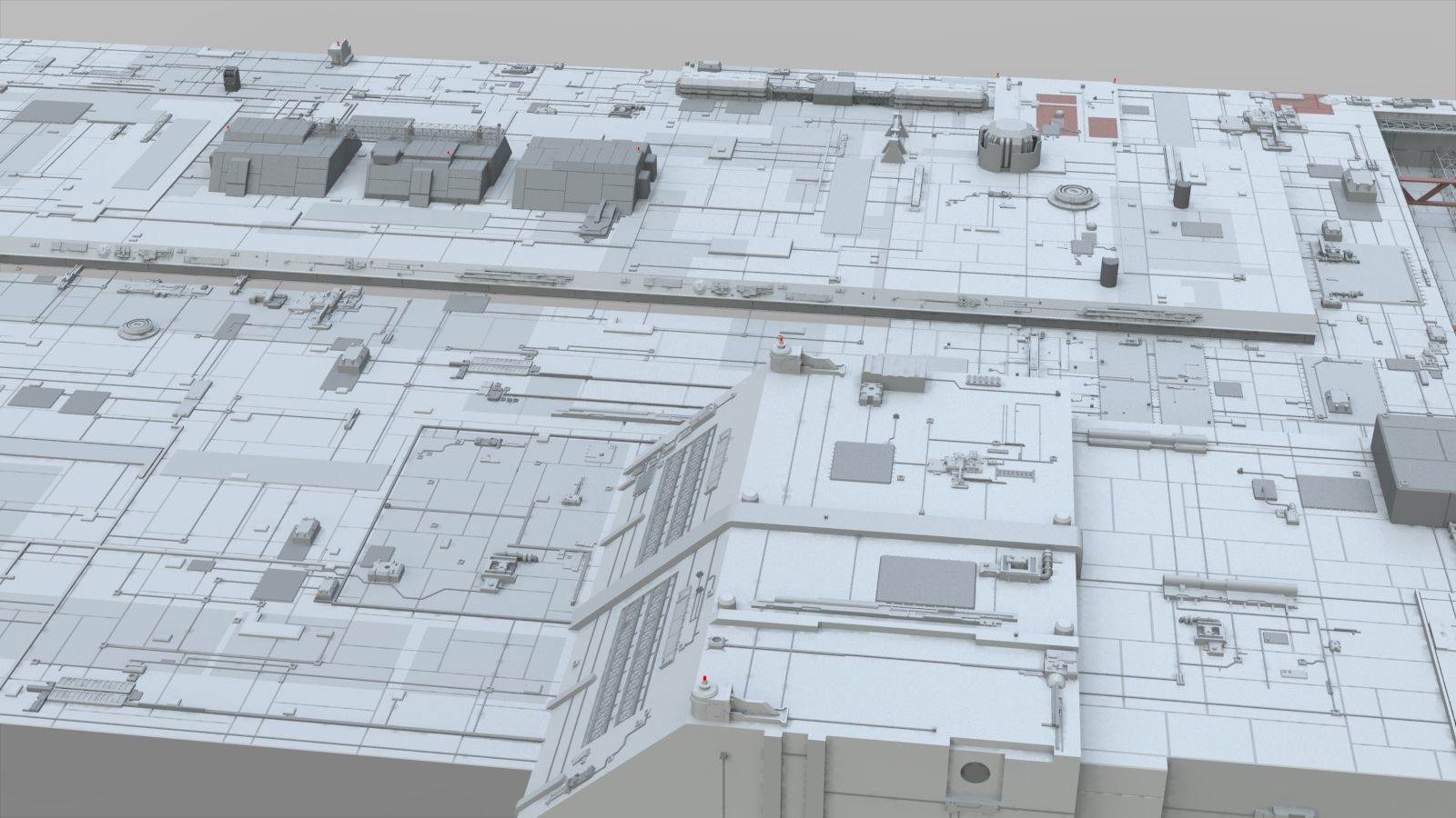 Sci-Fi architecture Elements collection 10 3D model_16