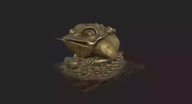 Toad Statue 