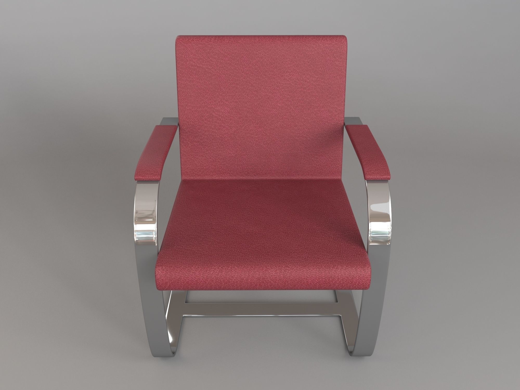Armchair modern chair 3D model_4