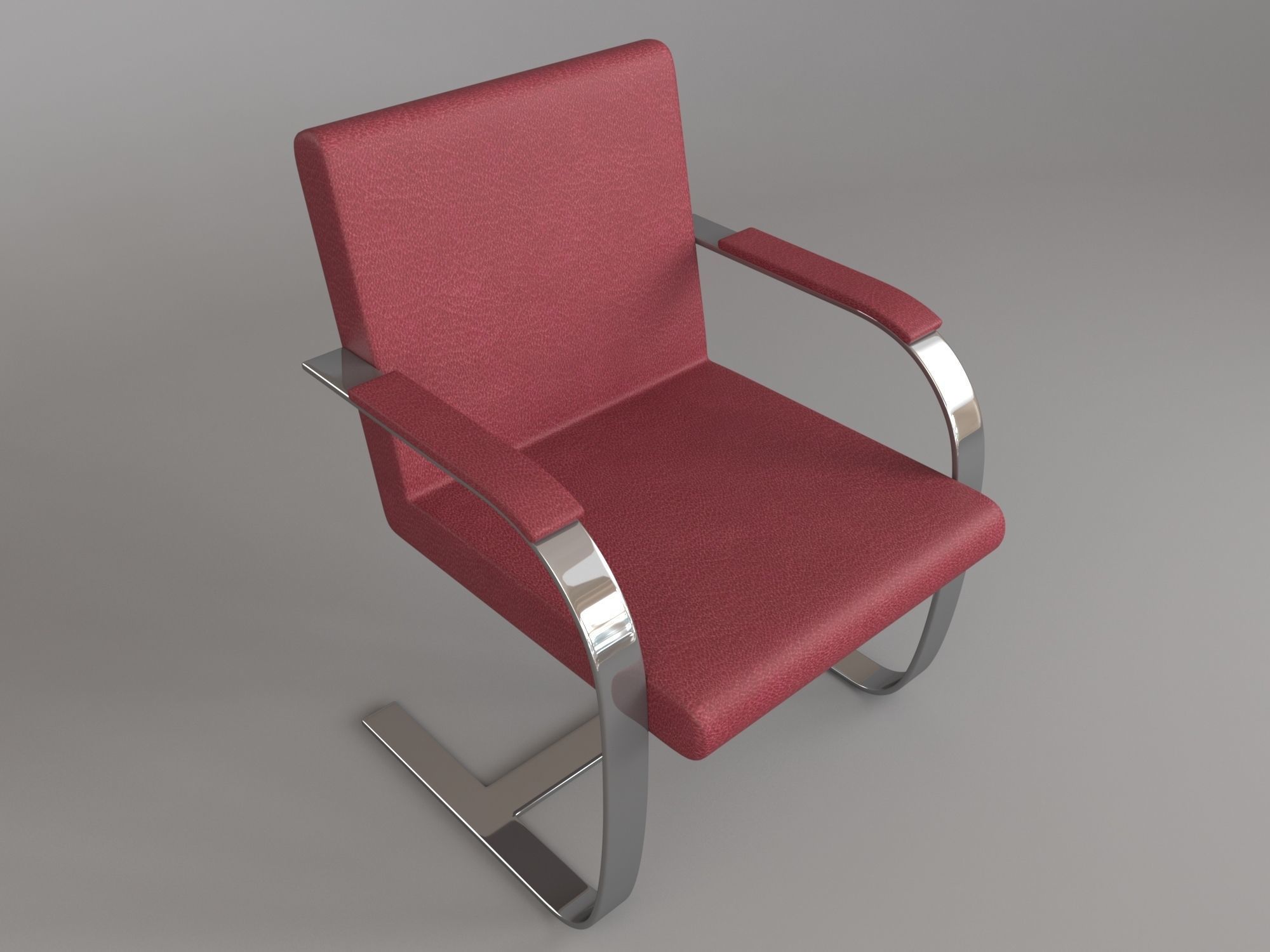 Armchair modern chair 3D model_2