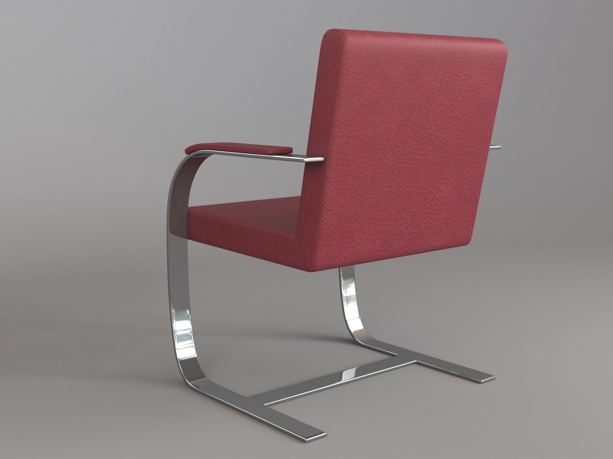 Armchair modern chair 3D model_8