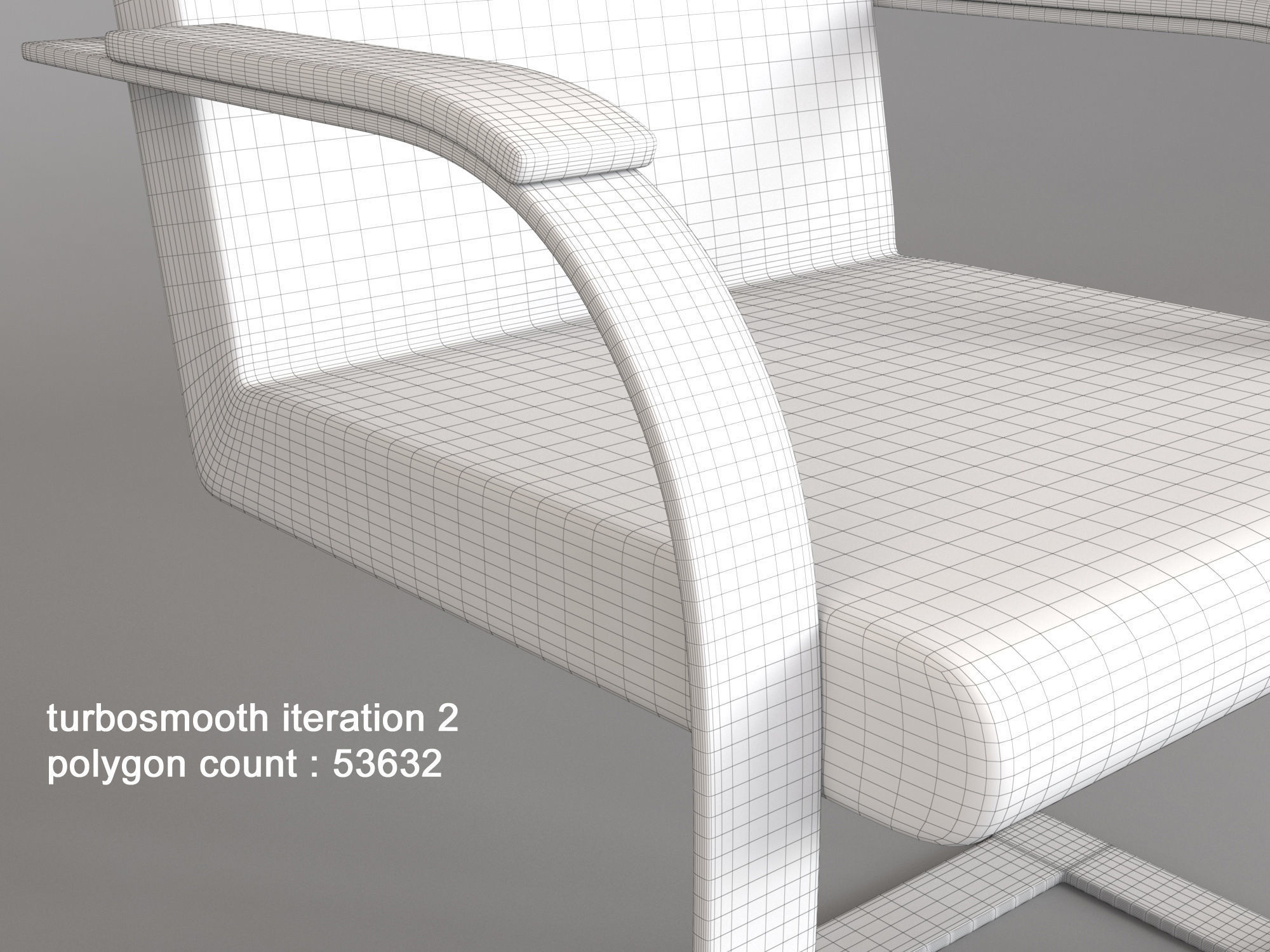 Armchair modern chair 3D model_11