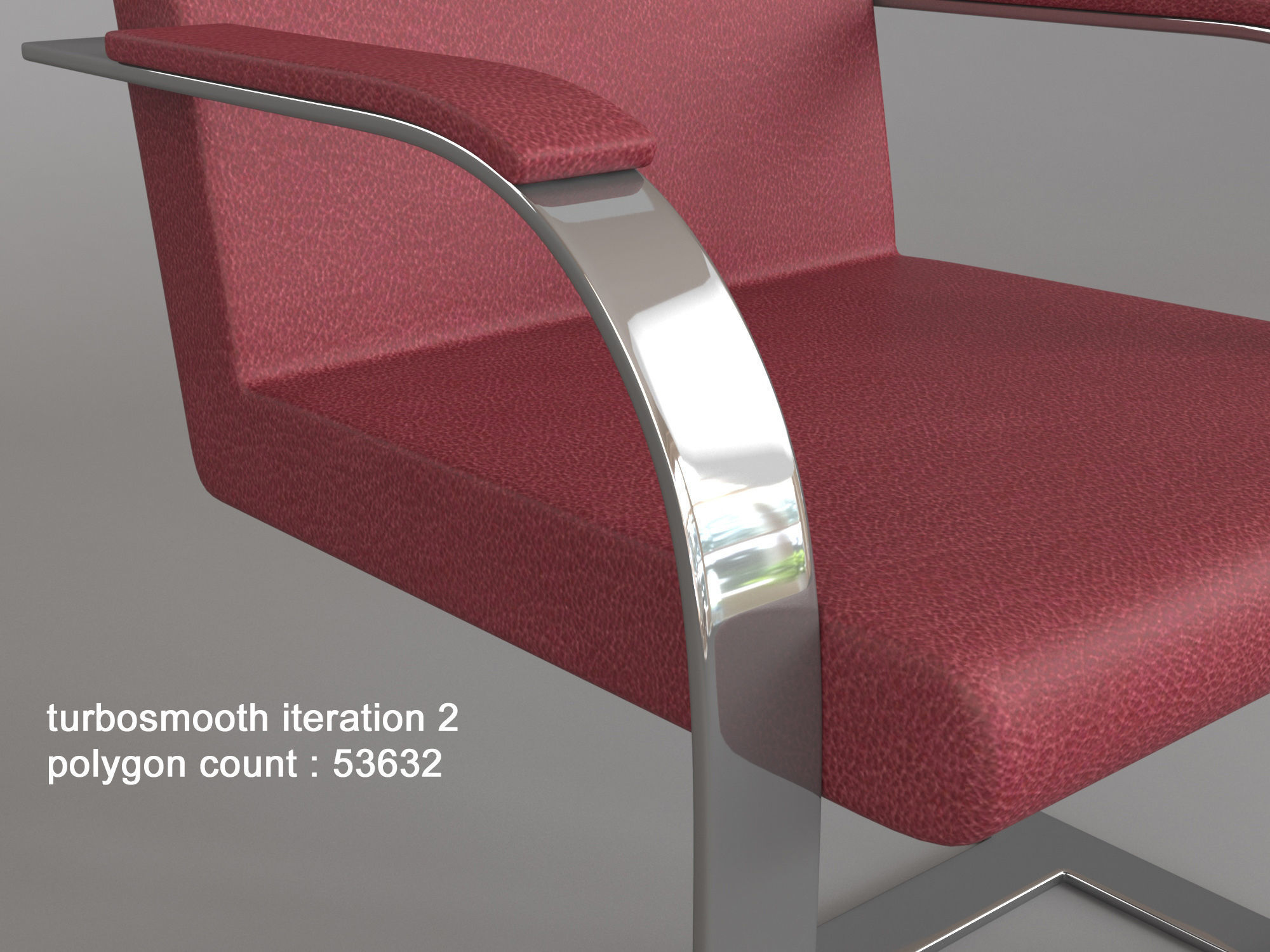 Armchair modern chair 3D model_10