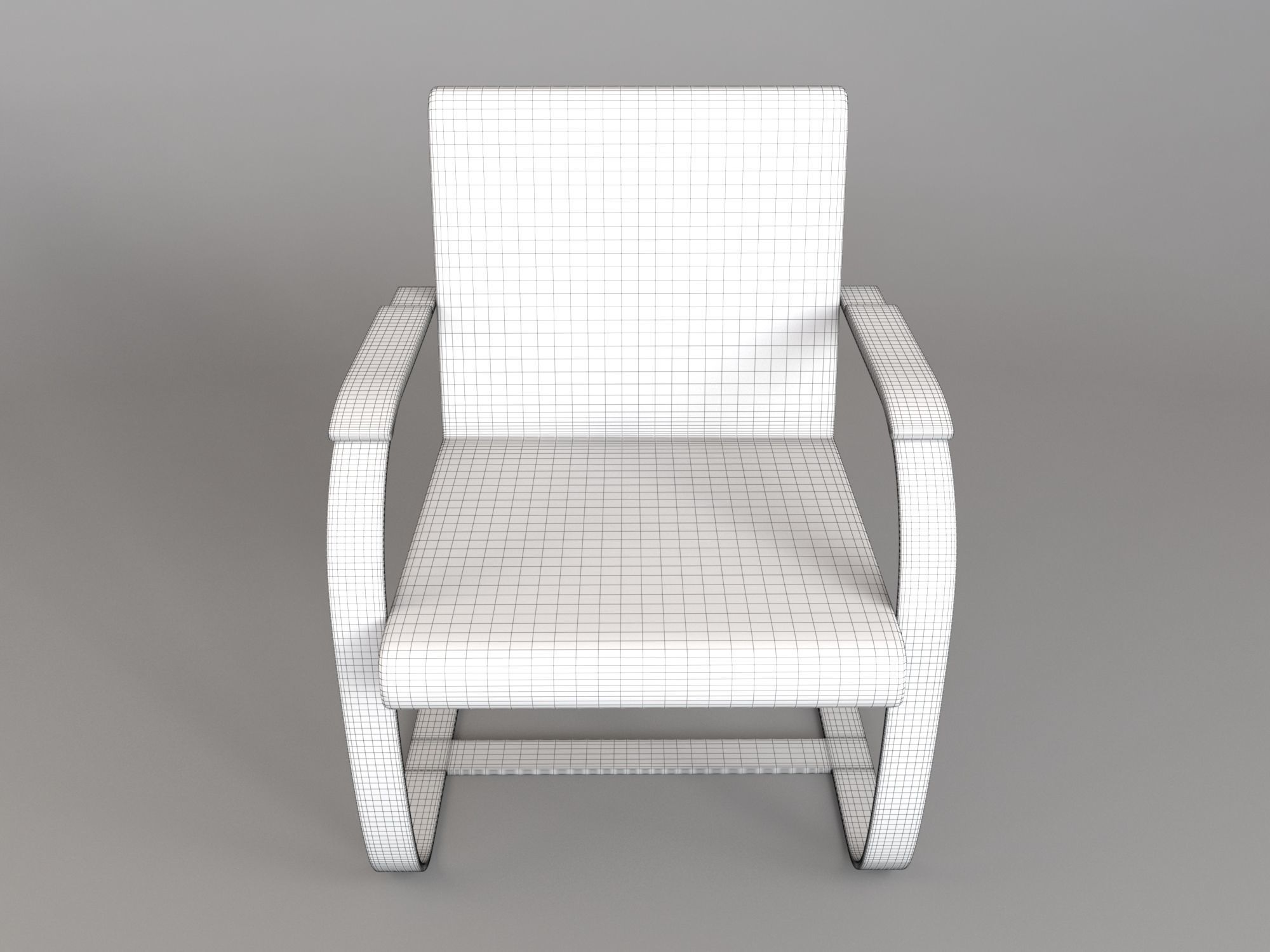 Armchair modern chair 3D model_5