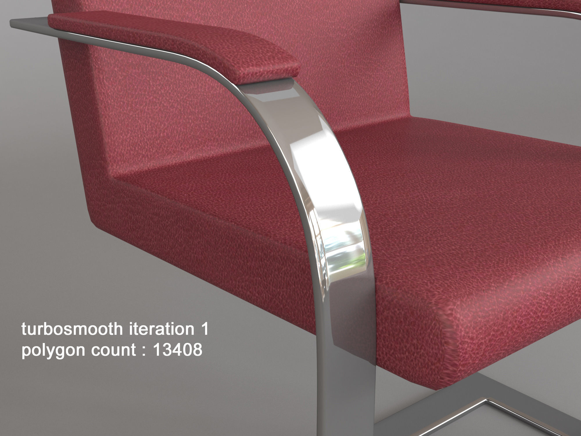 Armchair modern chair 3D model_12