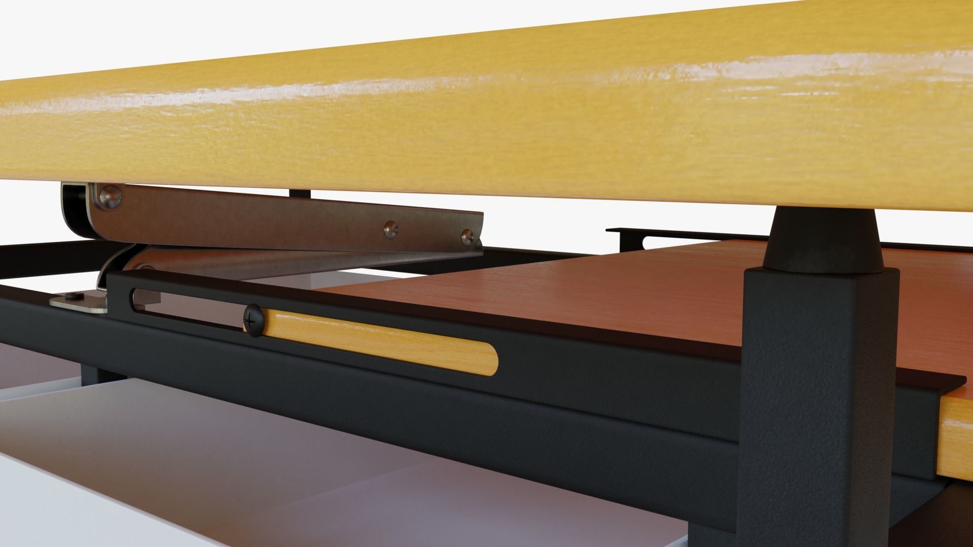 Drafting Desk 3D model_9