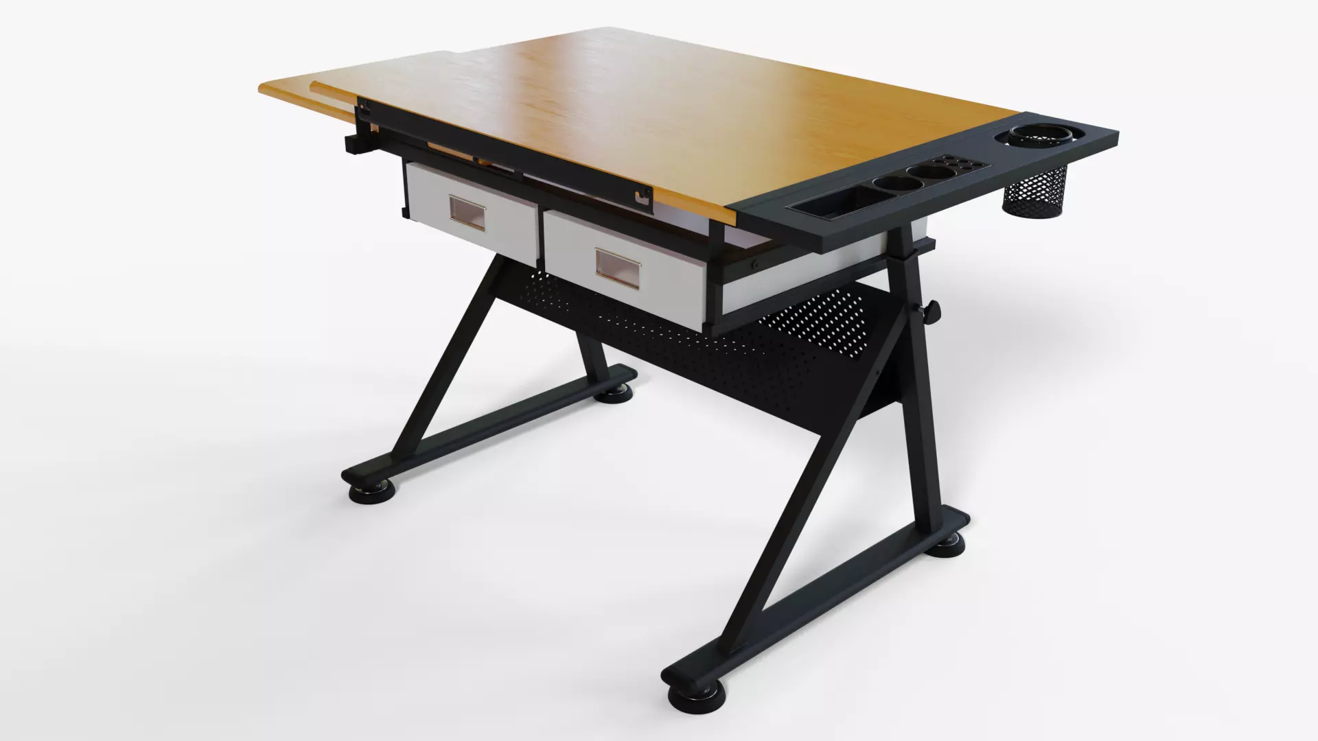 Drafting Desk 3D model_0