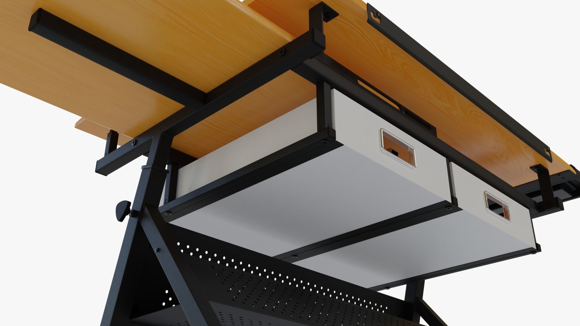 Drafting Desk 3D model_5