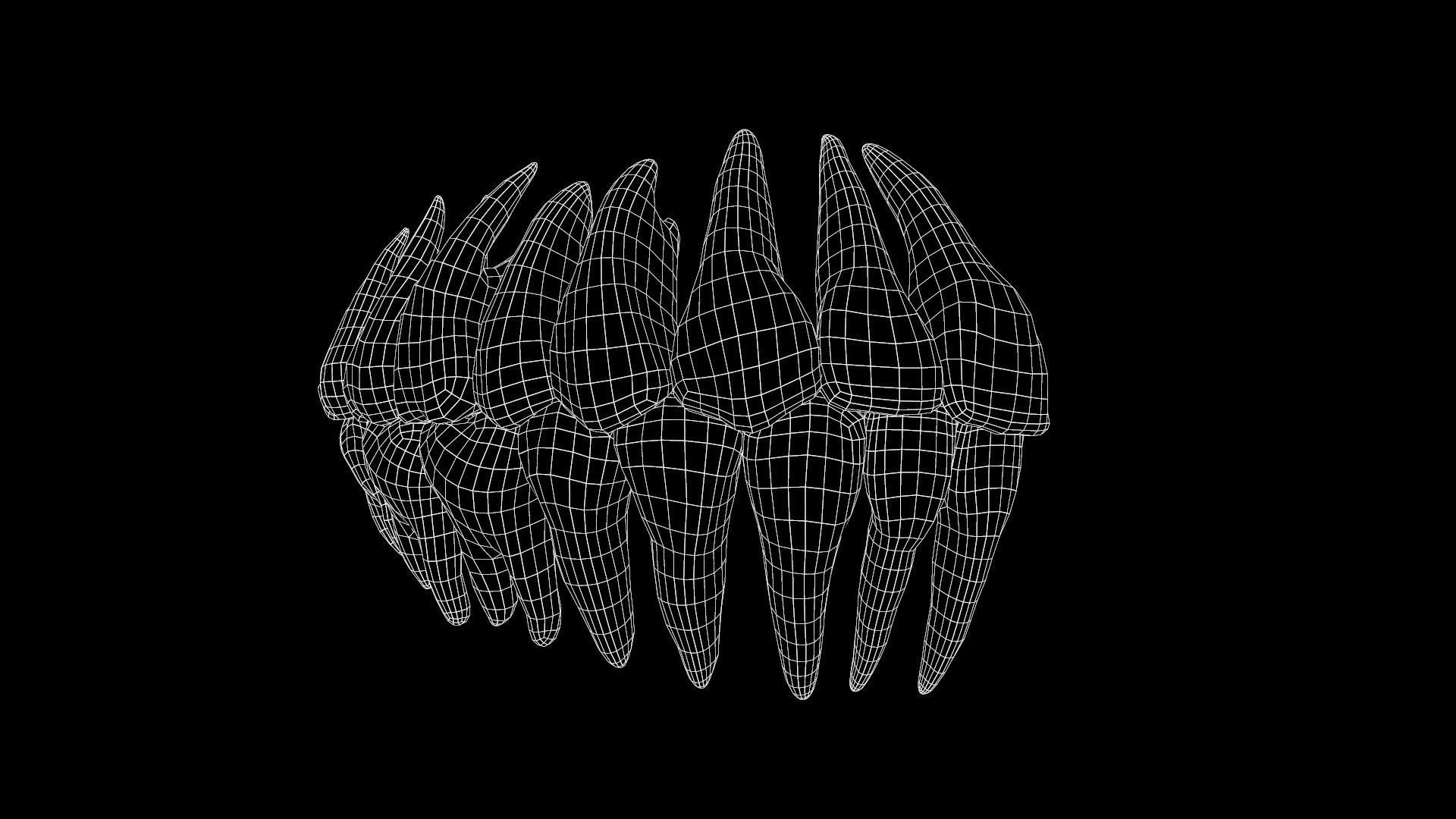 Teeth Pack Low-poly 3D model_15