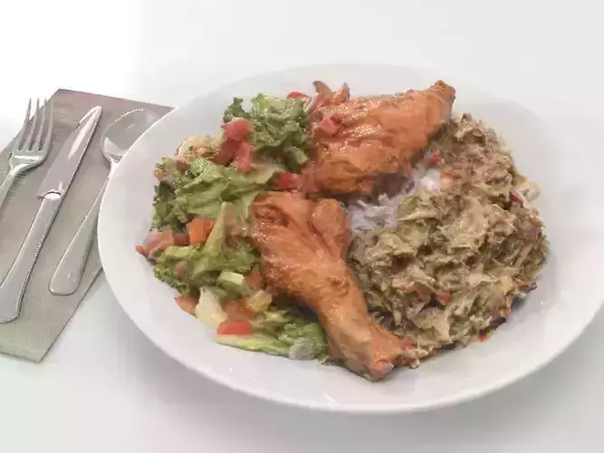 Chicken Salad Rice - Scanned Food