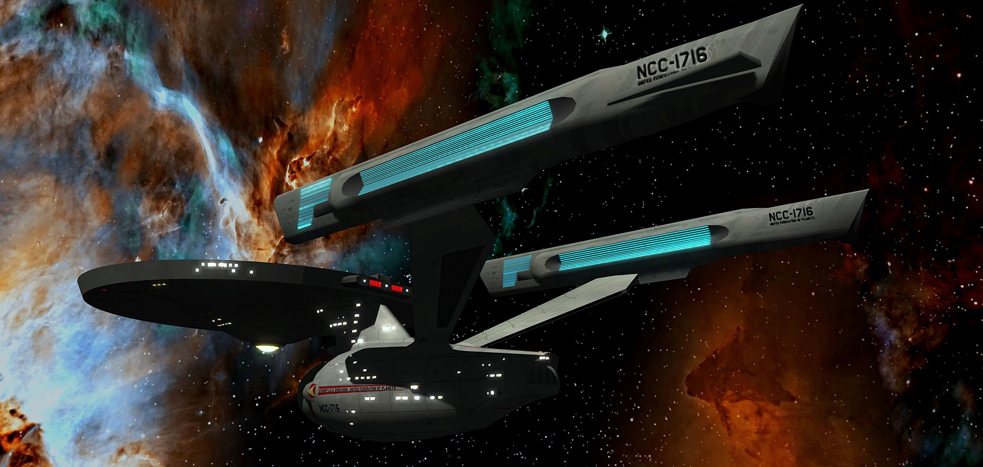 STAR TREK - USS ENDEAVOUR NCC-1716 Low-poly 3D model_3