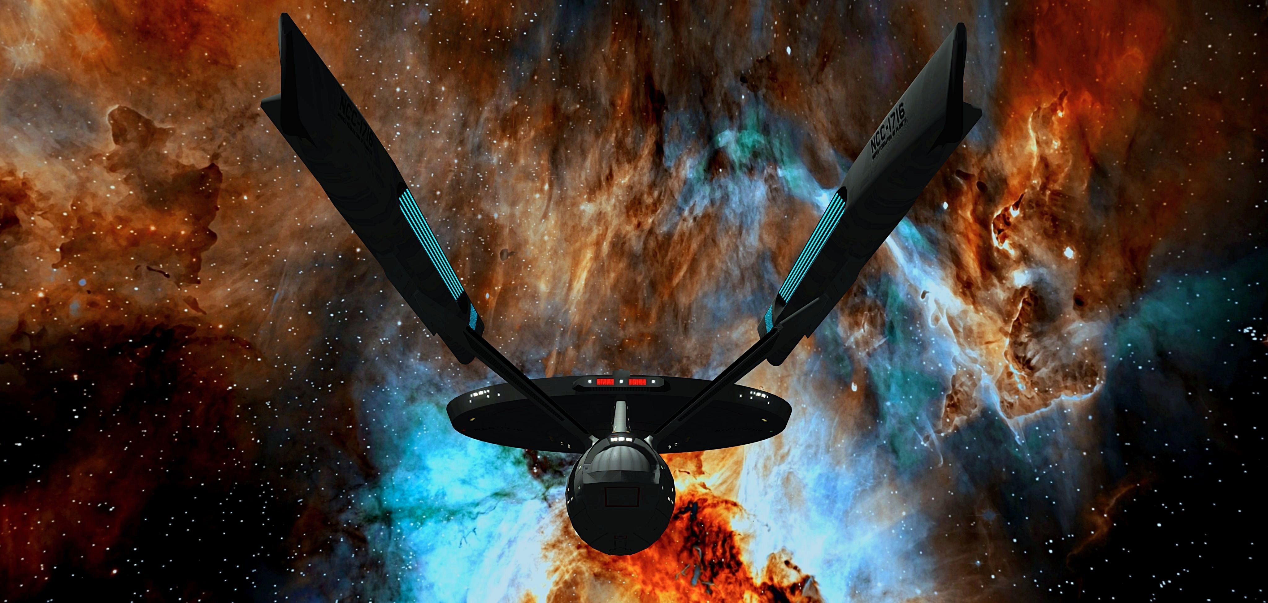 STAR TREK - USS ENDEAVOUR NCC-1716 Low-poly 3D model_7