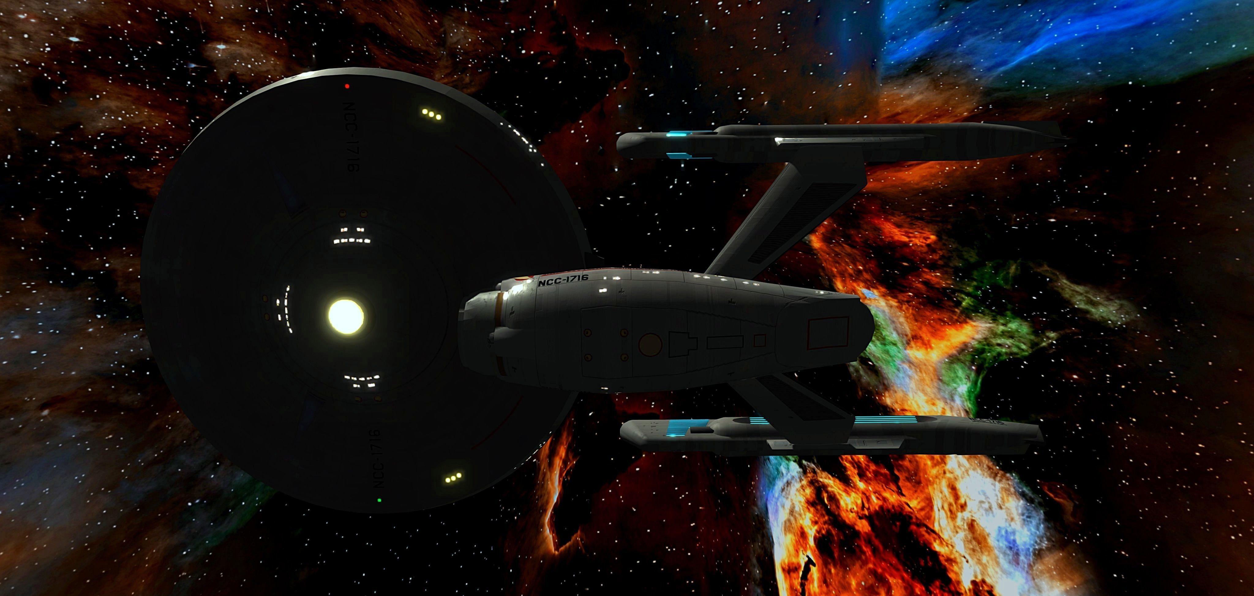 STAR TREK - USS ENDEAVOUR NCC-1716 Low-poly 3D model_9