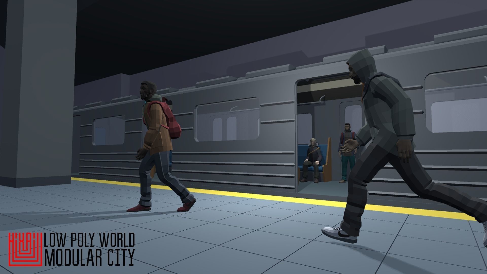 LOW POLY WORLD - MODULAR CITY Low-poly 3D model_24