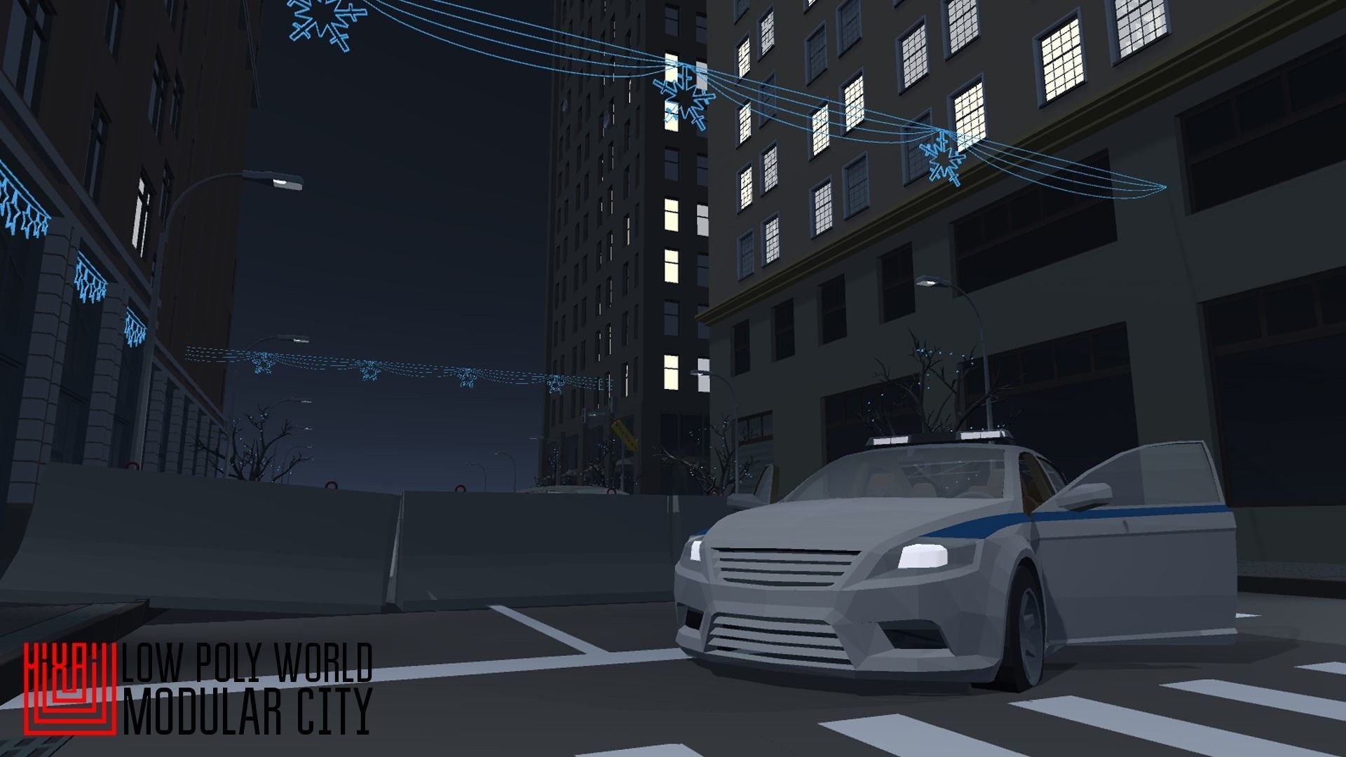 LOW POLY WORLD - MODULAR CITY Low-poly 3D model_29