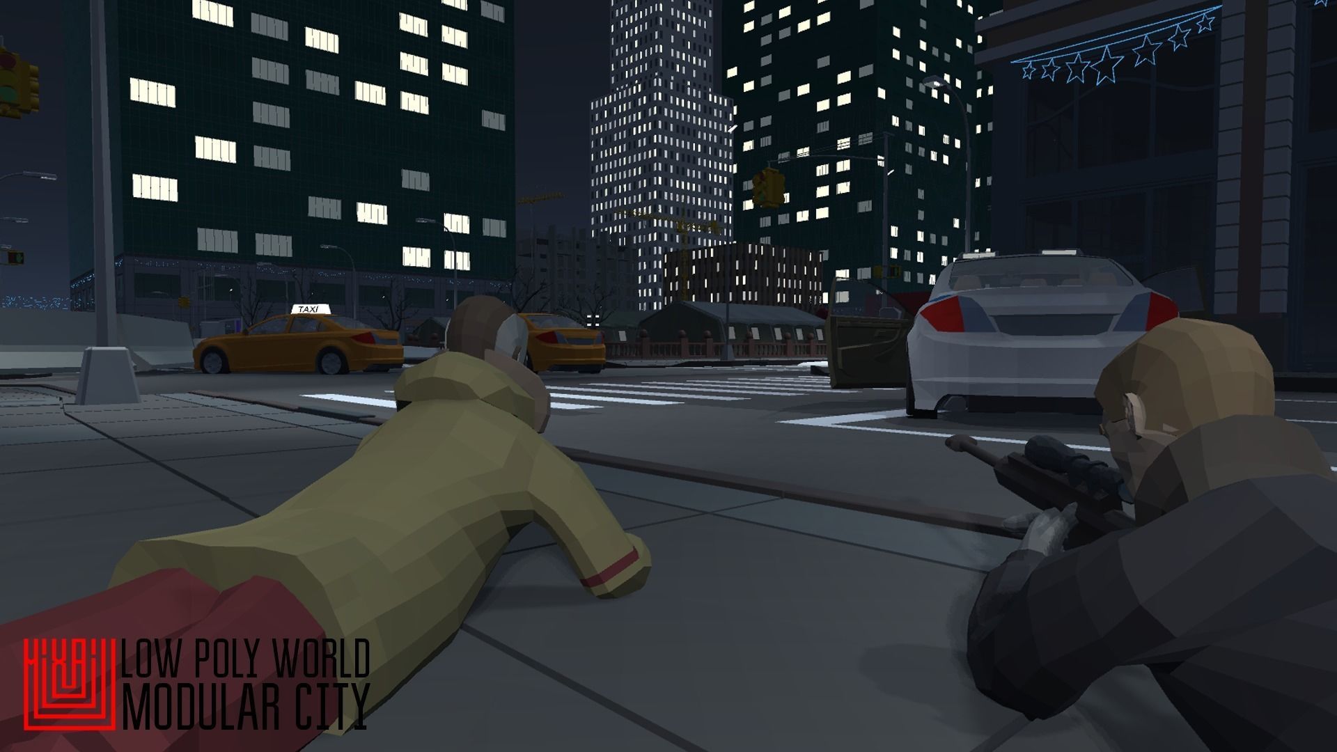 LOW POLY WORLD - MODULAR CITY Low-poly 3D model_27