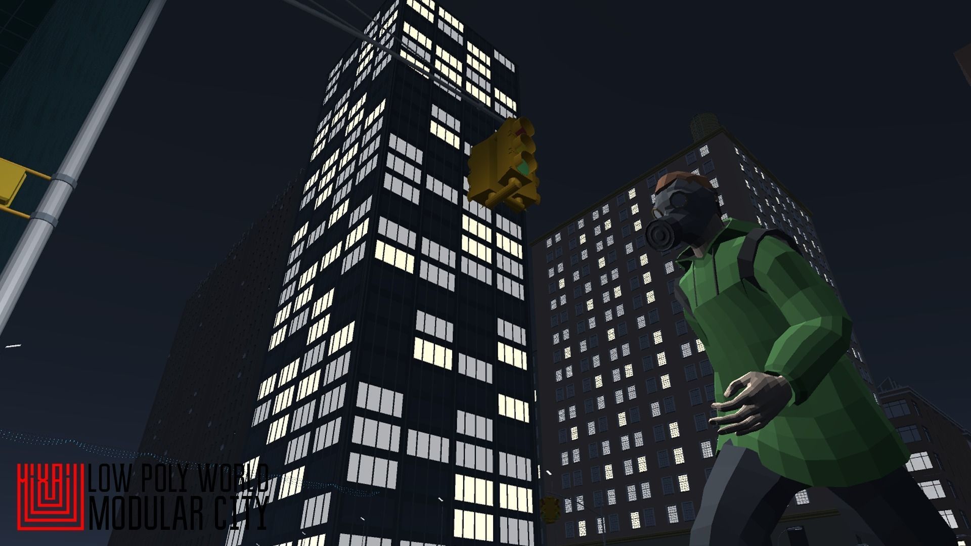 LOW POLY WORLD - MODULAR CITY Low-poly 3D model_37