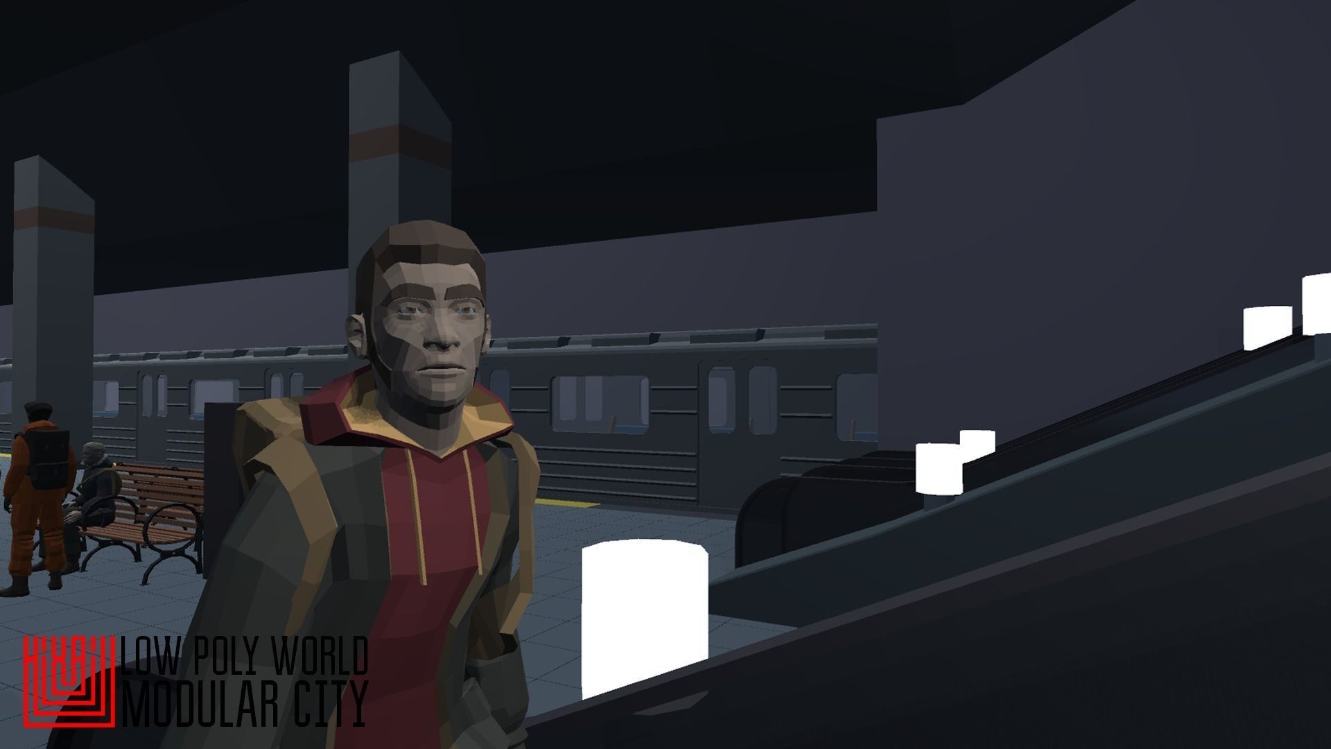 LOW POLY WORLD - MODULAR CITY Low-poly 3D model_22