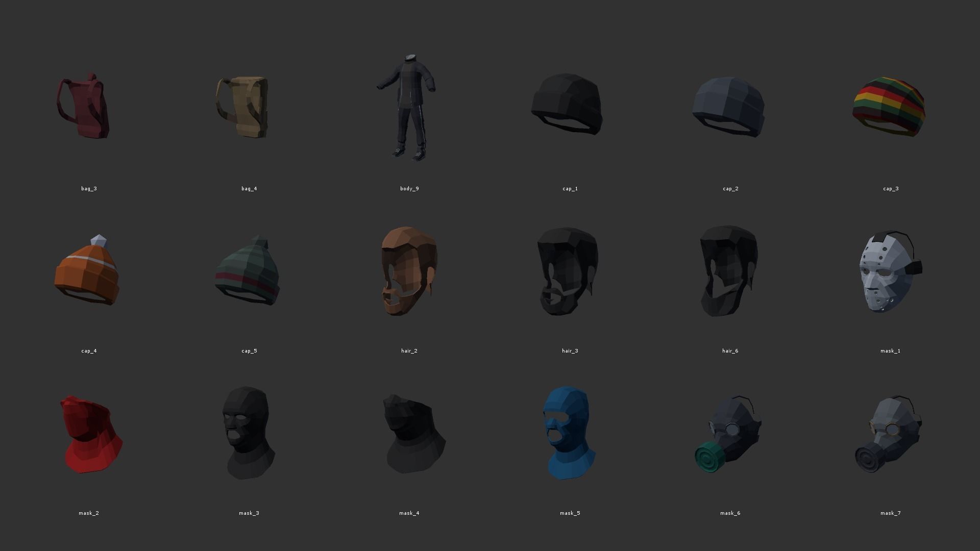 LOW POLY WORLD - MODULAR CITY Low-poly 3D model_55