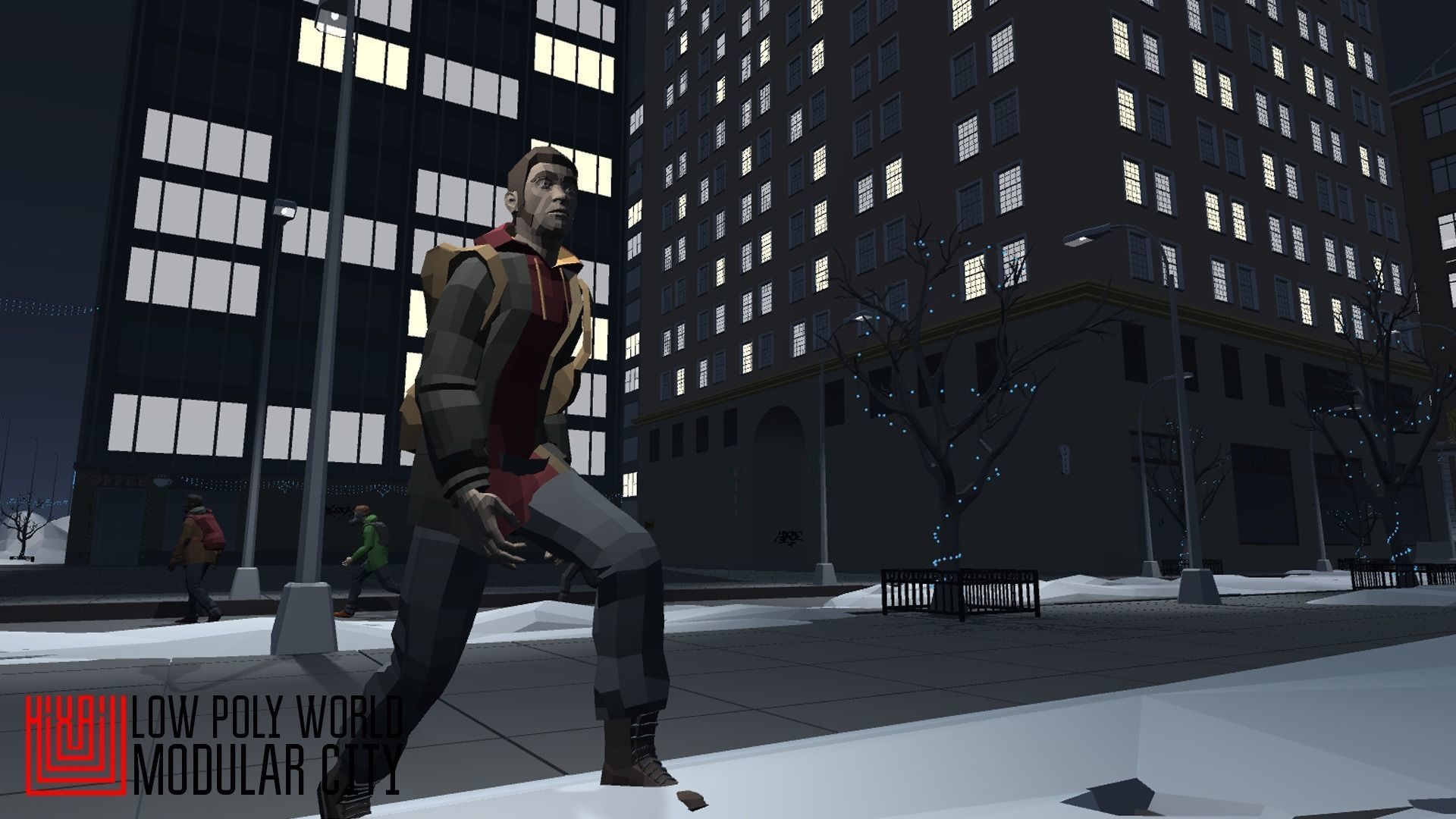 LOW POLY WORLD - MODULAR CITY Low-poly 3D model_36