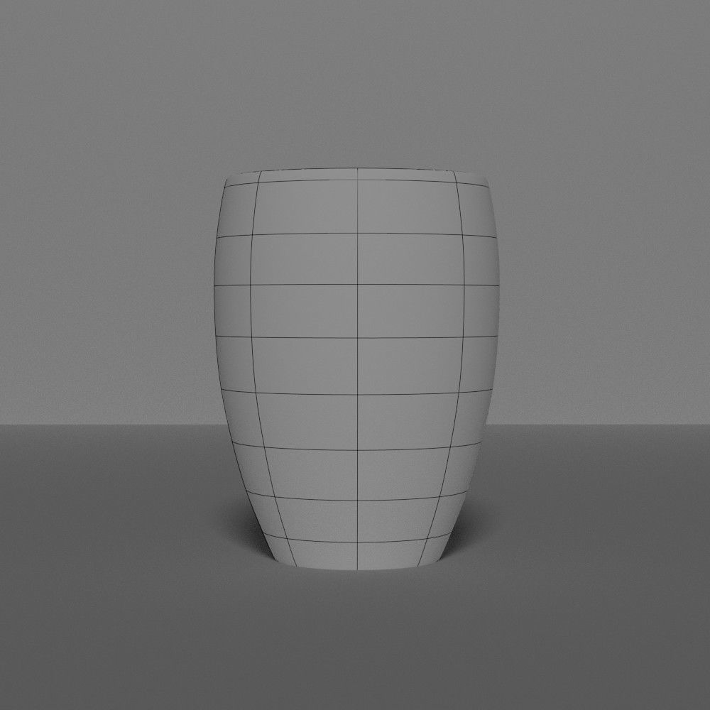 Glass Cup 3D model_2