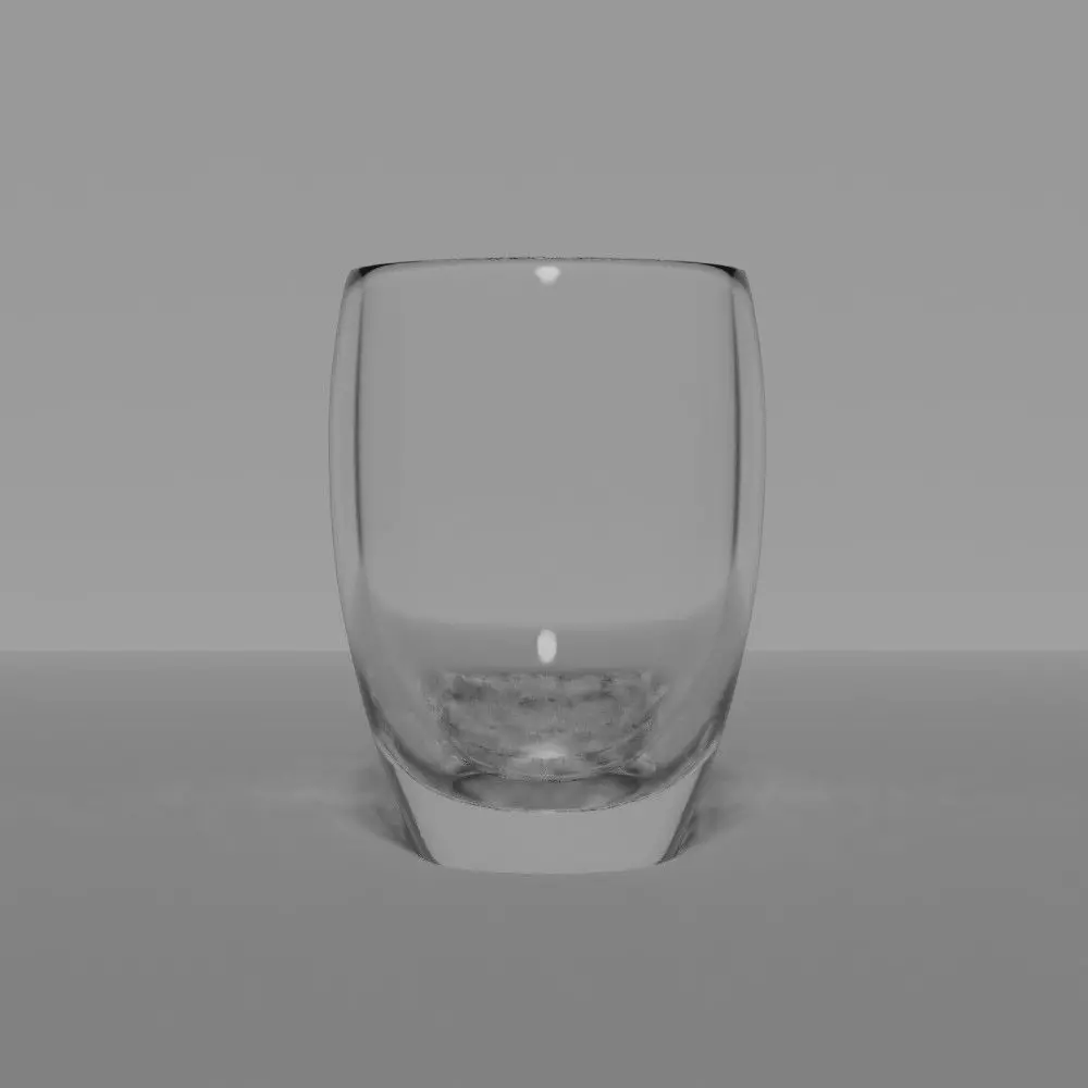 Glass Cup 3D model_0