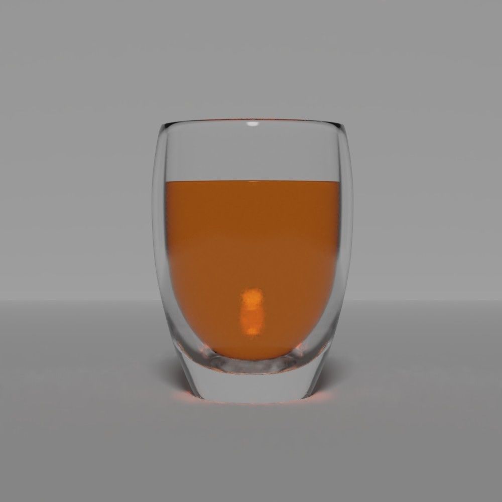 Glass Cup 3D model_1
