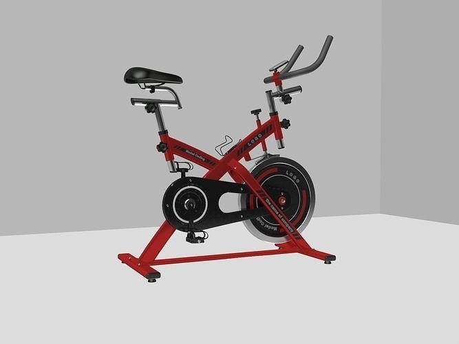  Gym Bike  A three-dimensional model of a large fitness machine 3D model