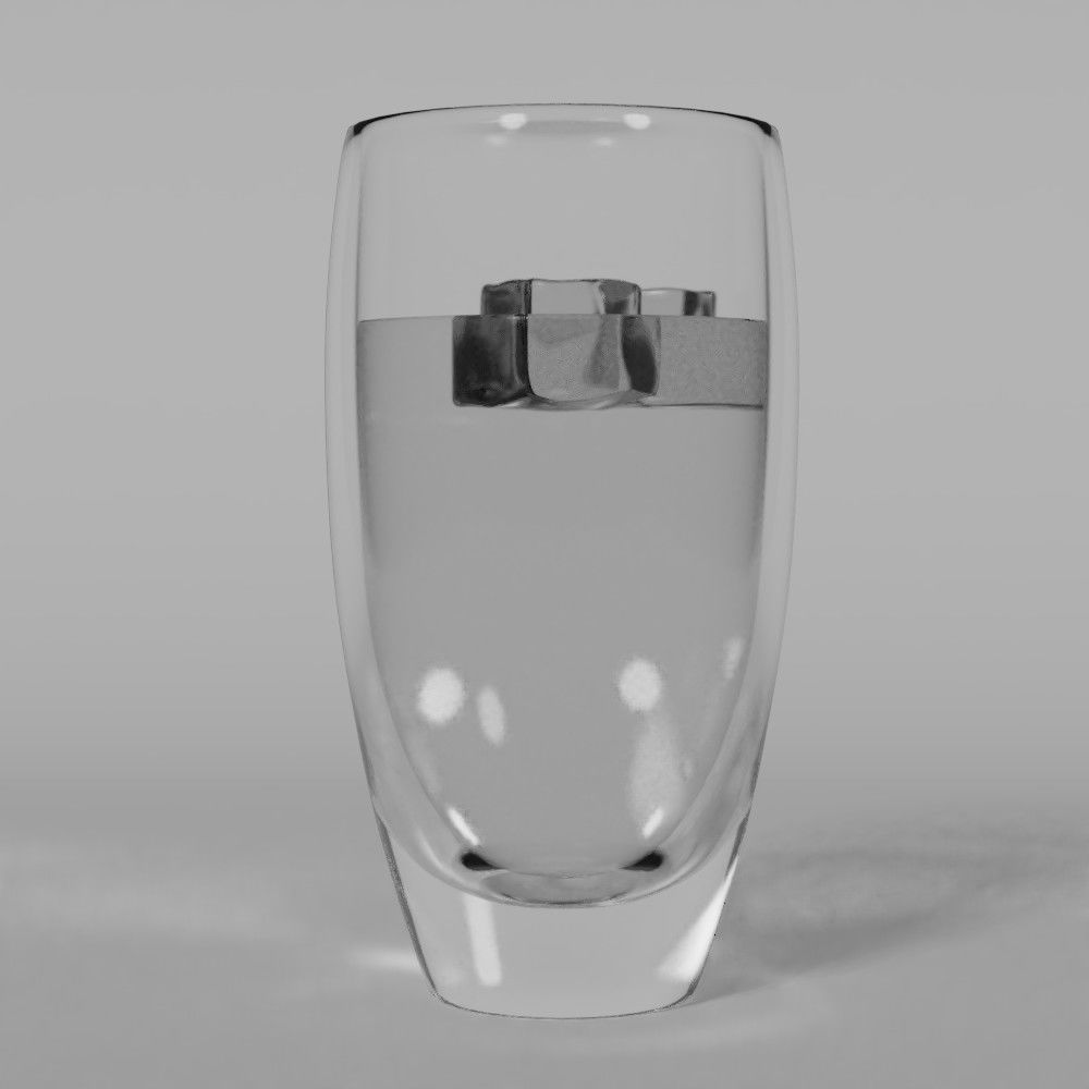 Glass Cup 3D model_1