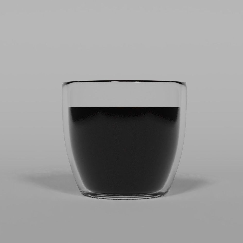 Glass Cup 3D model_1