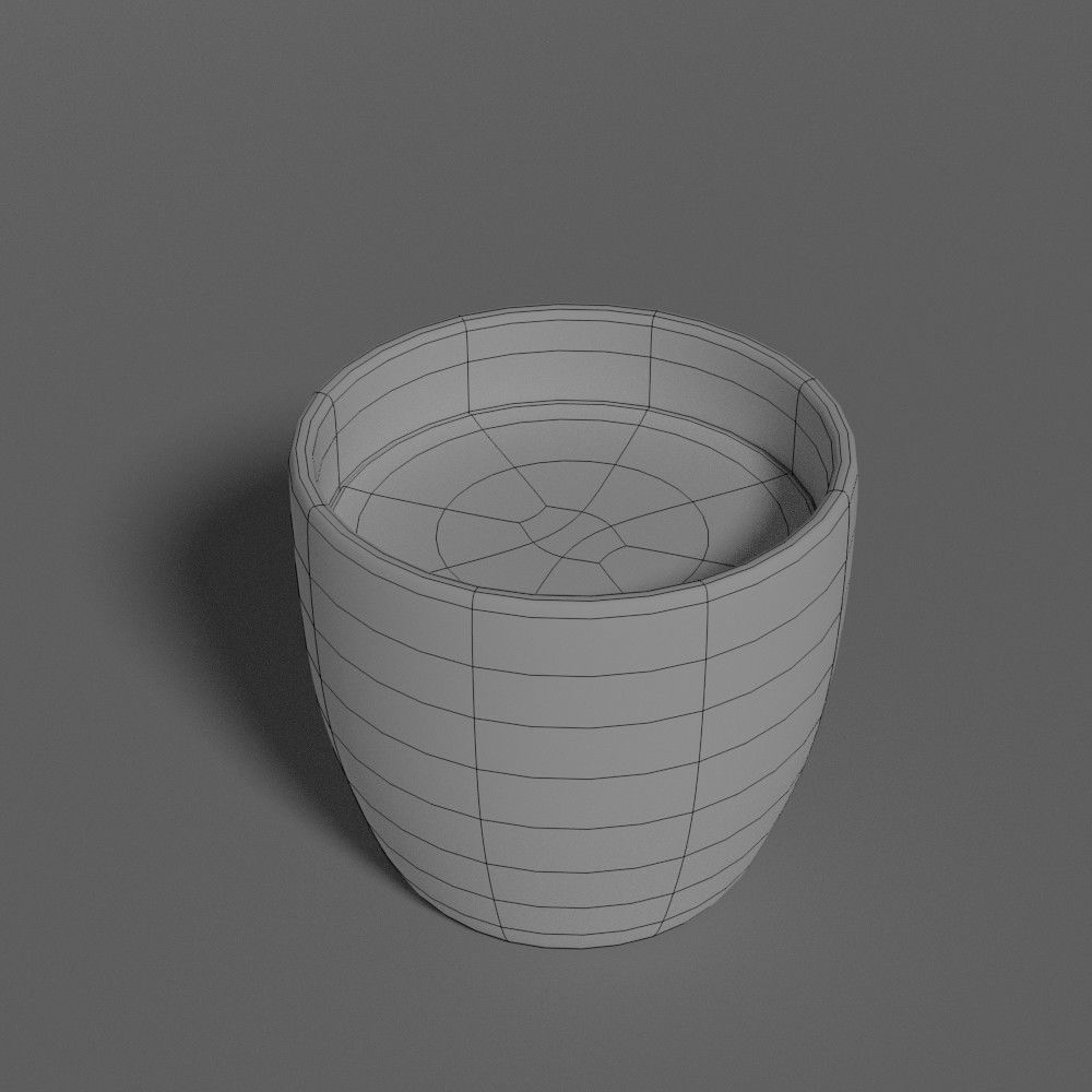 Glass Cup 3D model_2