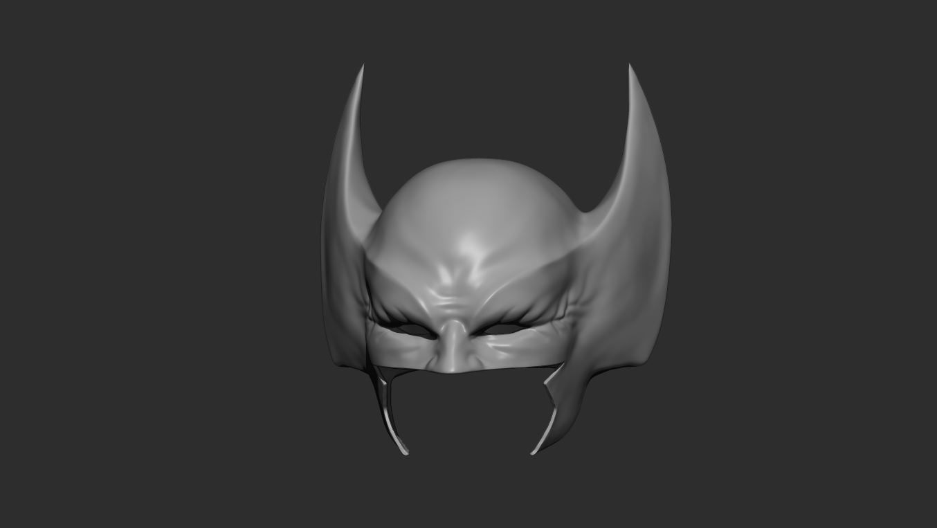 Wolverine Mask - Helmet For Cosplay from Marvel 3D model 3D printable ...