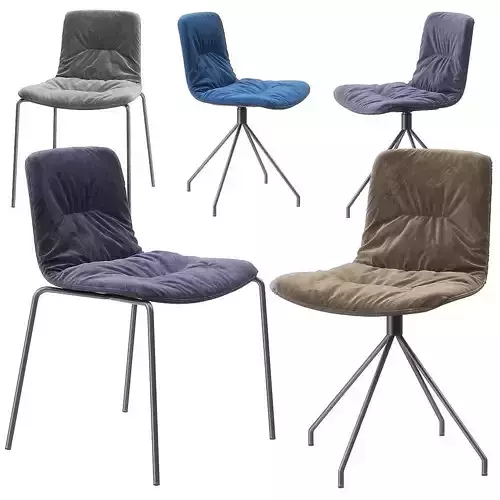 Klip chair by Viccarbe 3D model