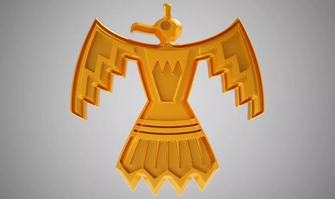Thunderbird Necklace 3D print model