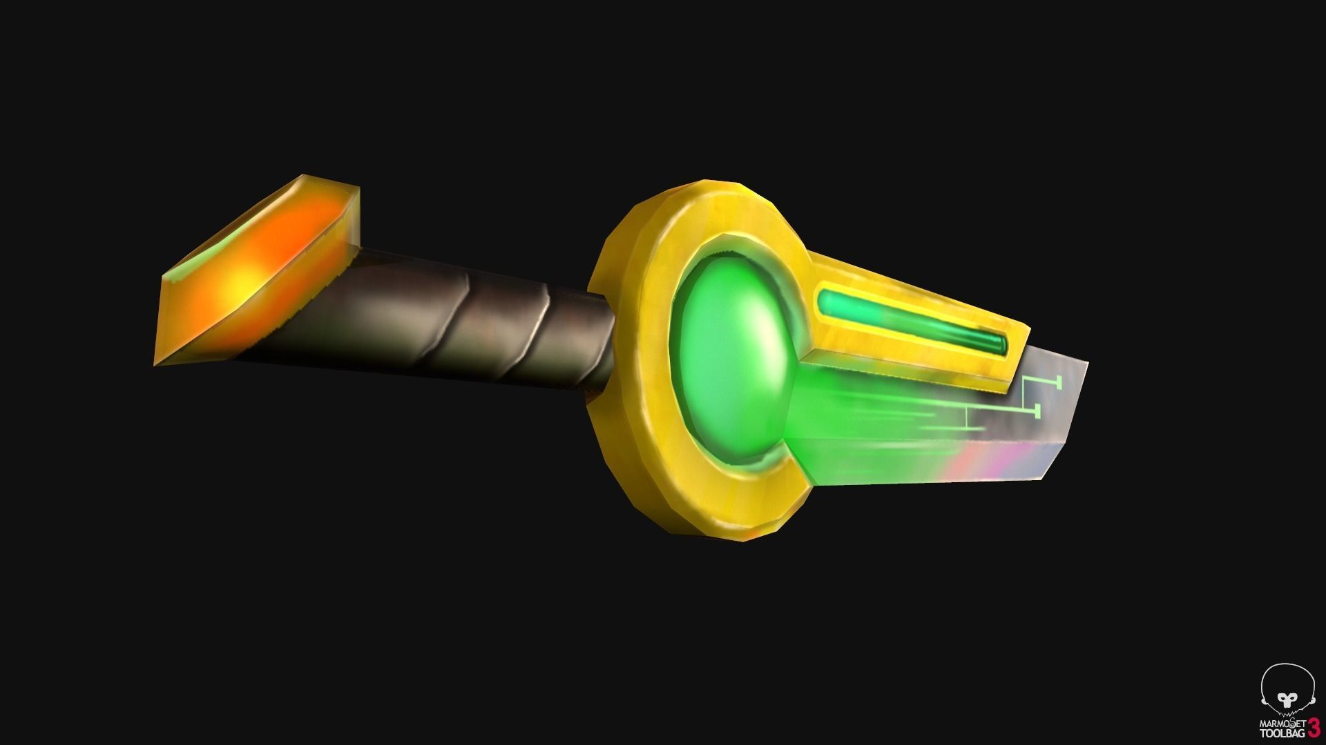 Stylized Sci-Fi Collection Low-poly 3D model_6