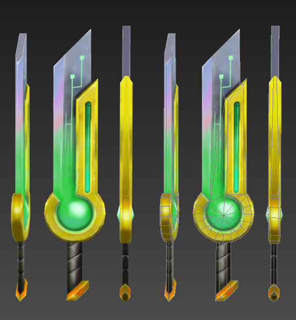 Stylized Sci-Fi Collection Low-poly 3D model_3