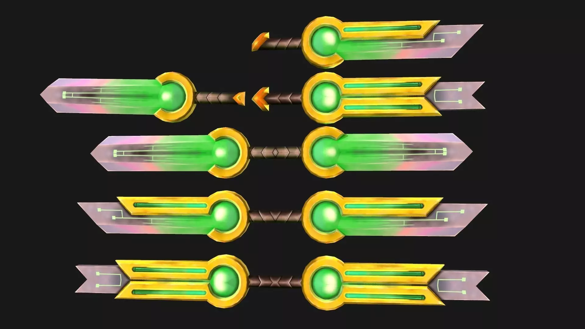 Stylized Sci-Fi Collection Low-poly 3D model_0