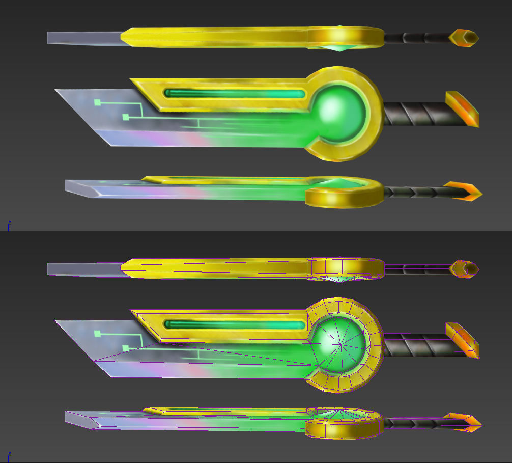 Stylized Sci-Fi Collection Low-poly 3D model_2