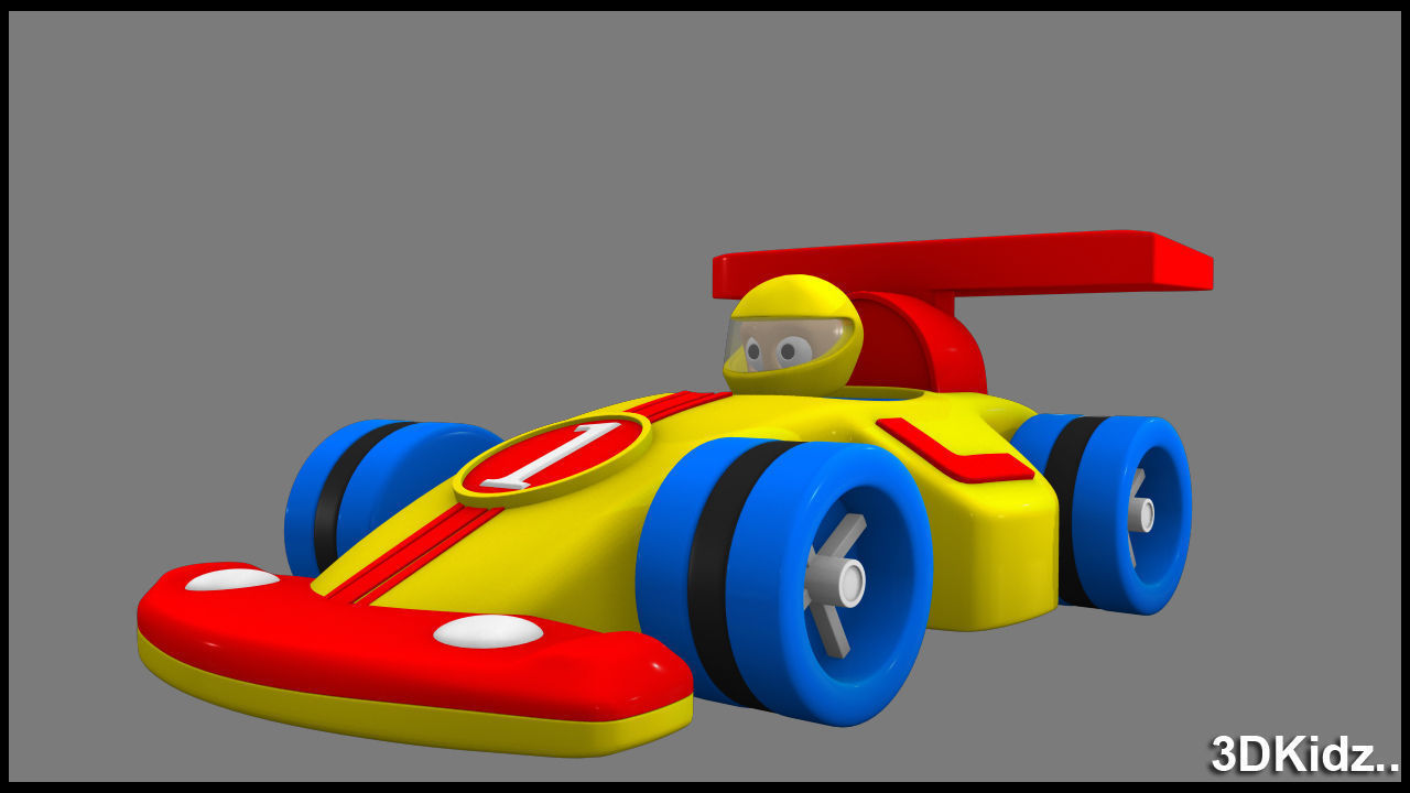 3D Model toy vehicle toy  race racing racer racecar racingcar  3D model_3
